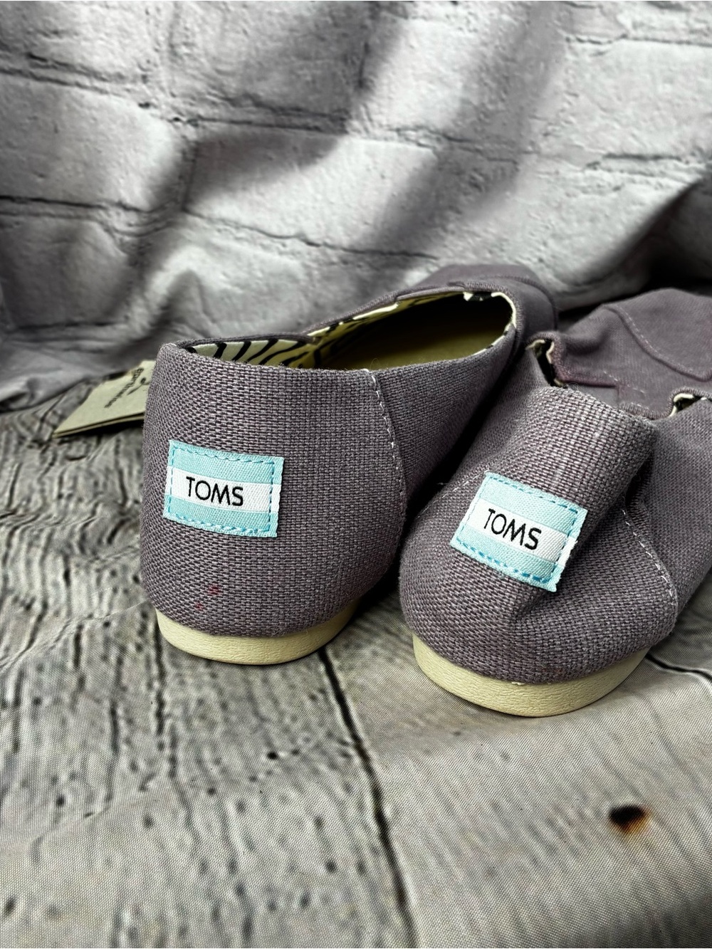 TOMS Women's Alpargata Cloudbound Slip-On Sneakers Flats Elderberry Sz 9 AS IS - Picture 5 of 10